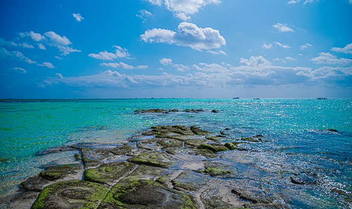 自然豊かな久米島の海洋深層水