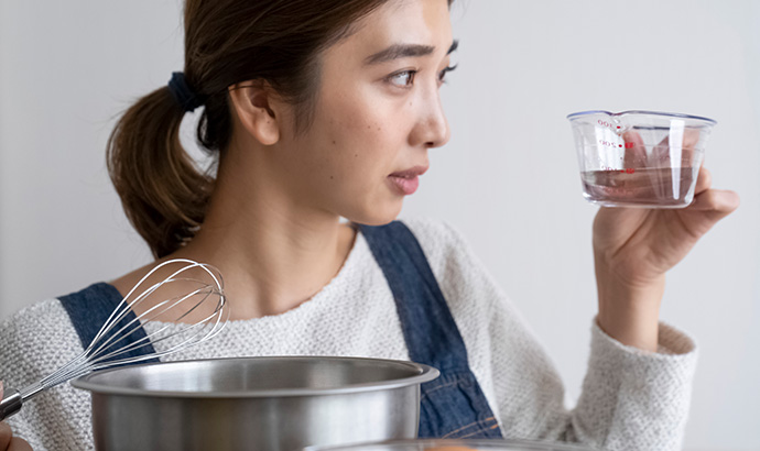 正確に200ccをはかるためのコツ