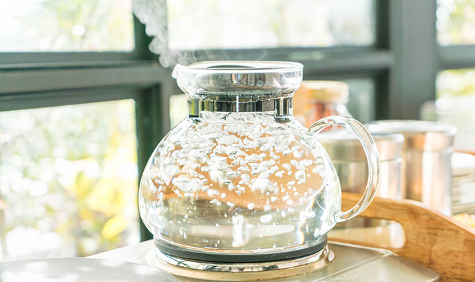 赤ちゃん用の白湯の作り方