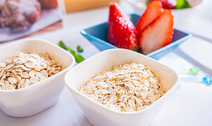 使用するオートミールの種類による違い